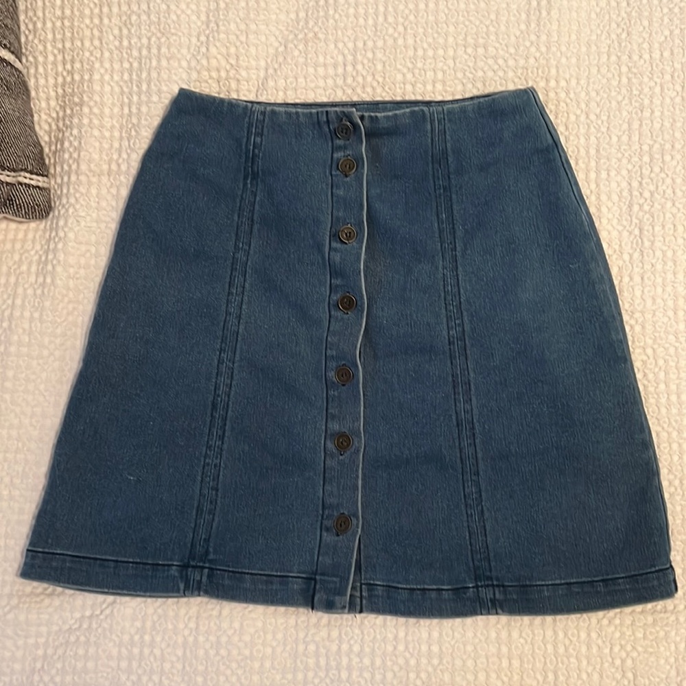 Mini Denim Skirt
